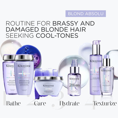 Routine for brassy and damaged blonde hair seeking cool-tones - Kerastase | L'Oréal Partner Shop
